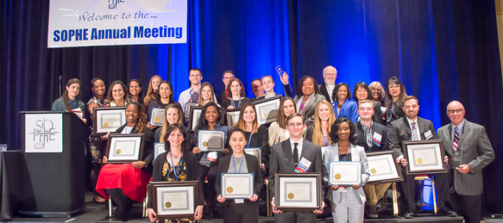 2018 SOPHE awardees