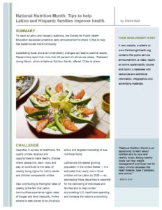 successstory latino newsletter format v2 society for format for newsletter